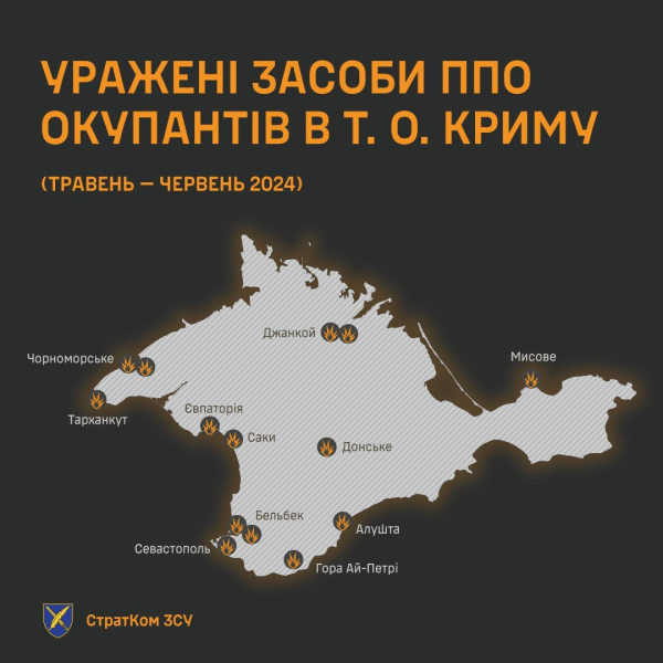 Le forze armate ucraine hanno calcolato quanti sistemi di difesa aerea degli occupanti in Crimea sono stati colpiti in due mesi