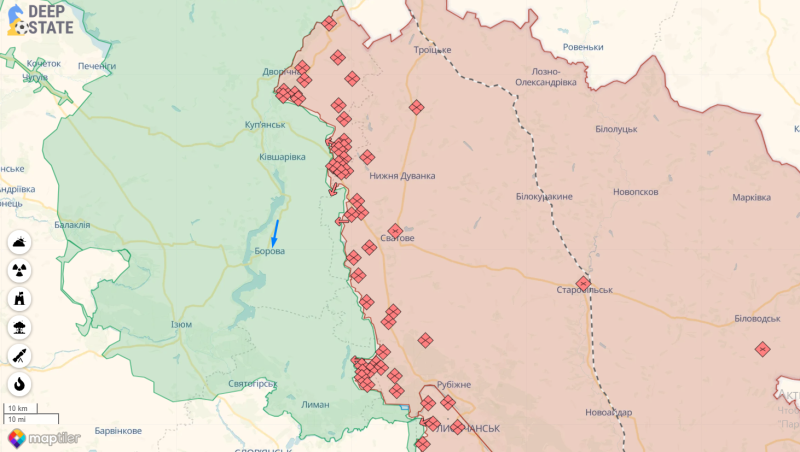 Niente panico: l'OSV Khortytsia ha valutato le possibilità di gli invasori sulla strada per il villaggio di Borovaya