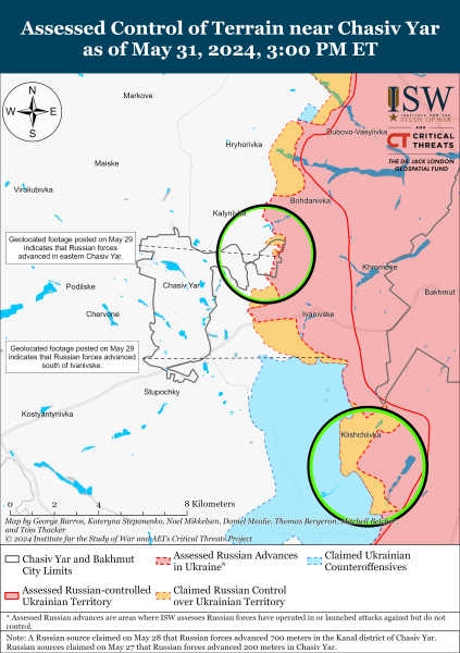 Mappa delle operazioni militari per il 1 giugno 2024 - la situazione al fronte 