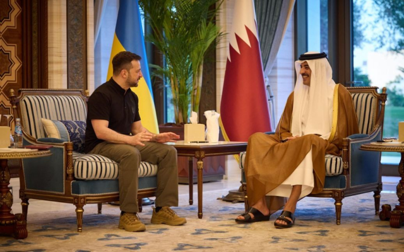 Zelenskyj ha tenuto una incontro con l'emiro del Qatar: di cosa si è parlato