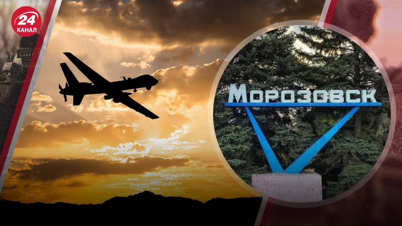 L'aeroporto degli occupanti potrebbe essere stato sotto attacco : Anche Morozovsk è stata attaccata dai droni