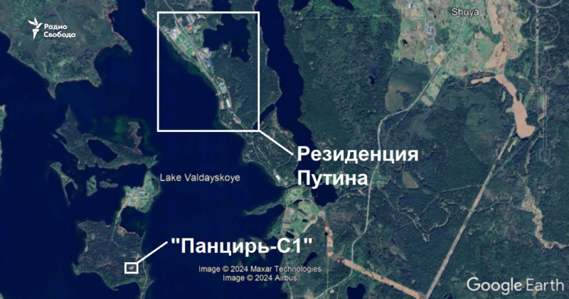  Un sistema di difesa aerea Pantsir è stato installato nella residenza di Putin a Valdai
