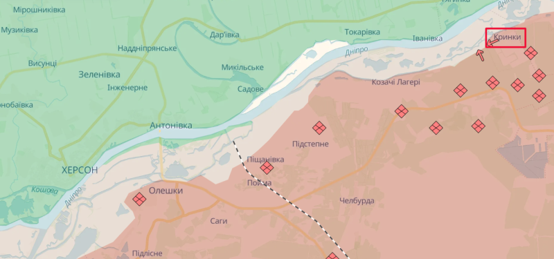 Krynki è praticamente distrutto, ma le forze armate ucraine continuano missioni di combattimento – OSGV Tavria