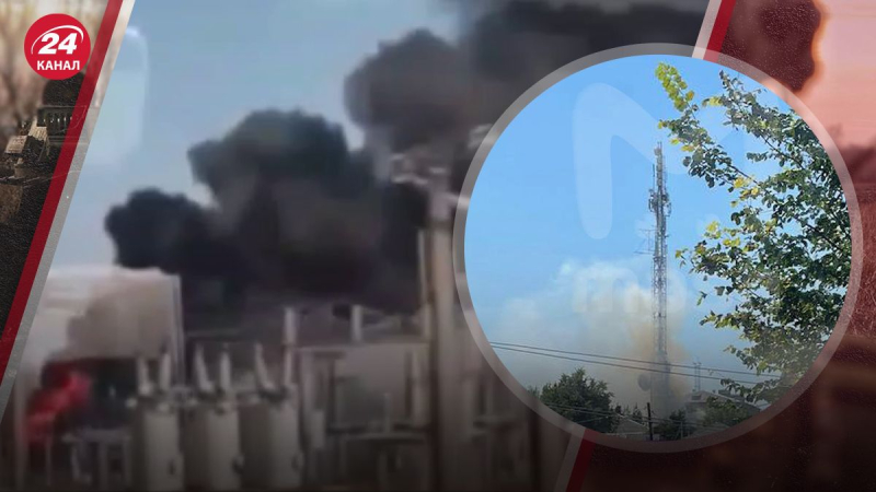 I droni hanno attaccato una sottostazione e una torre della televisione in nella regione di Kursk: sono scoppiati degli incendi
