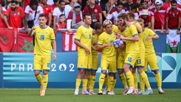 La nazionale ucraina di calcio con una minoranza ha ottenuto la vittoria sul Marocco alle Olimpiadi