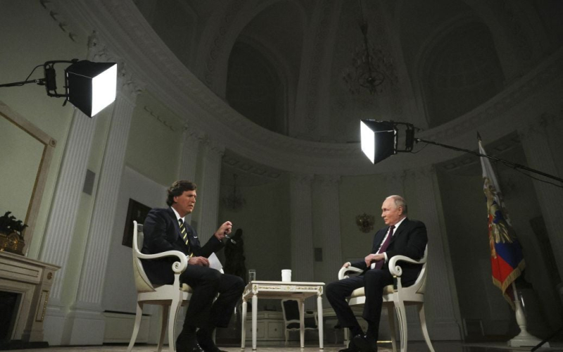 Karlson aprì ad alta voce dettagli di una conversazione personale con Putin