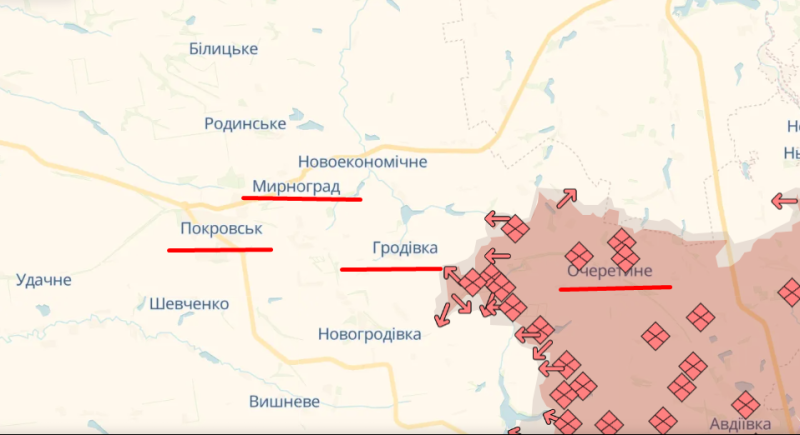 ISW spiega perché i russi stanno avanzando attivamente nella direzione di Pokrovsky