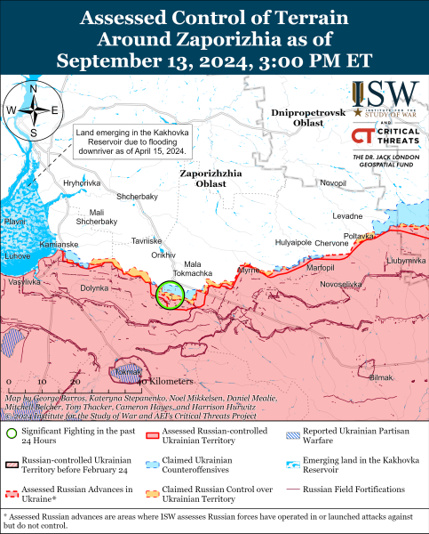 Mappa delle operazioni militari per il 14 settembre 2024 - la situazione al fronte