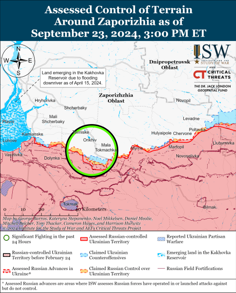 Mappa delle operazioni militari per il 24 settembre 2024 - la situazione al fronte