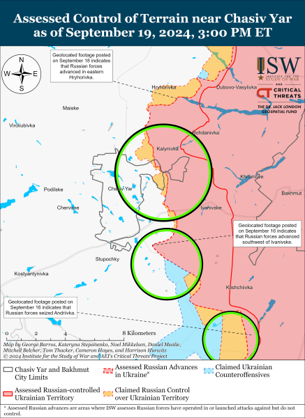 Mappa delle operazioni militari per il 20 settembre 2024 - la situazione al fronte