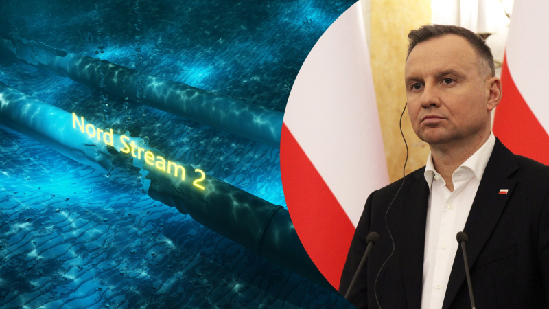 Duda considera le accuse sul coinvolgimento della Polonia nel indebolire il Nord Stream come un gioco dalla parte dei russi