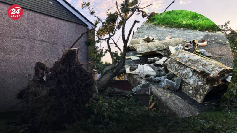 Piastrelle sollevate e alberi abbattuti: un potente tornado si è abbattuto vicino a Londra