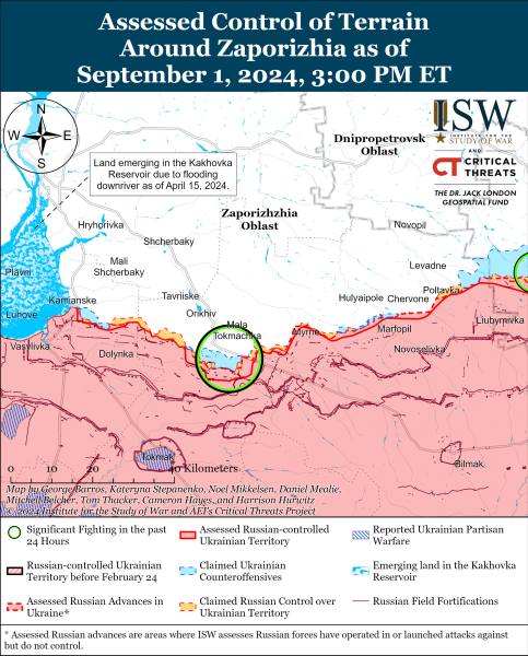 Mappa delle operazioni militari per il 2 settembre 2024 - situazione al fronte