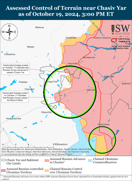 Mappa delle operazioni militari al 20 ottobre 2024 – situazione al fronte