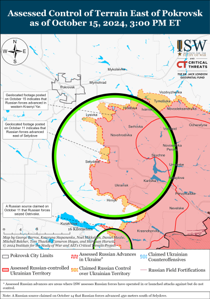 Mappa delle operazioni militari per il 16 ottobre 2024 - la situazione al fronte 