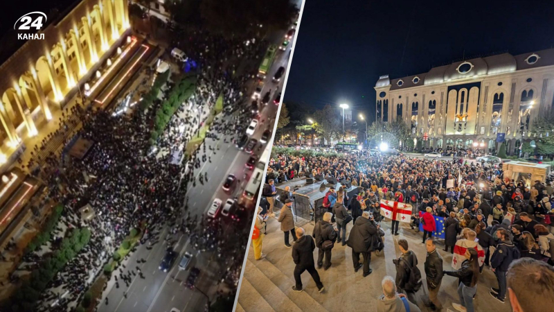 Migliaia di persone sotto il governo e un incontro ostile con Orban: cosa sta succedendo alla protesta in Georgia