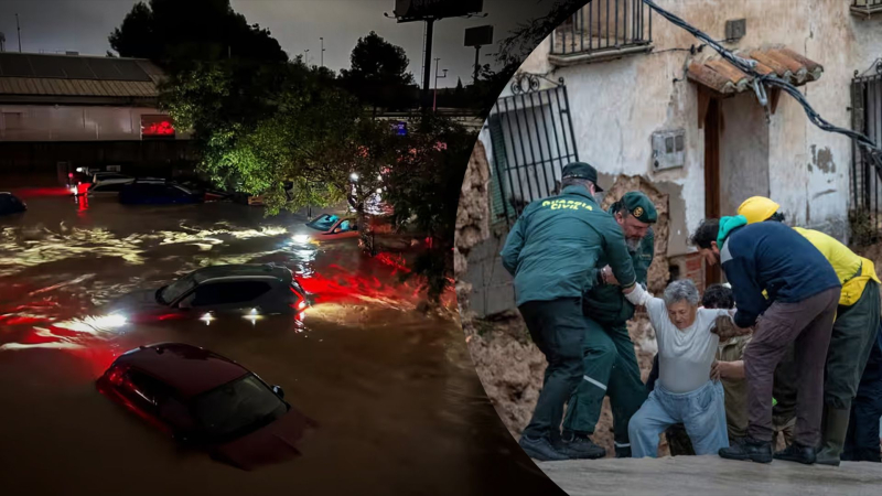 Alluvioni mortali in Spagna: l'acqua allaga case e demolisce auto, ci sono morti