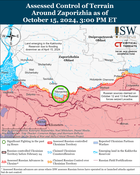 Mappa delle operazioni militari per il 16 ottobre 2024 - la situazione a il fronte