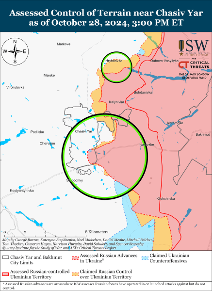 Mappa delle operazioni militari per il 29 ottobre 2024 - situazione al fronte 