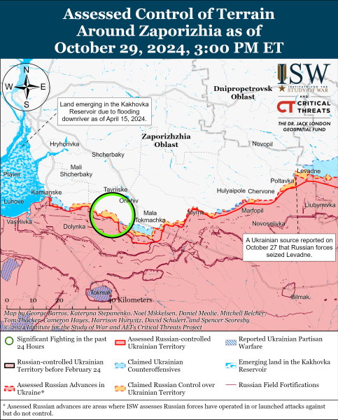 Mappa delle operazioni militari al 30 ottobre , 2024 - la situazione al fronte