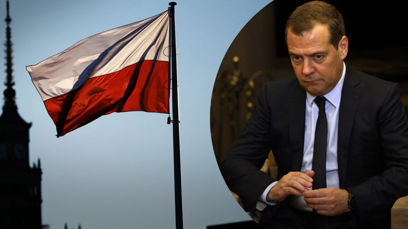 "Bóbr kurwa!" : Medvedev ha risposto “ingegnosamente” alla chiusura del consolato generale russo a Poznan” /></p>
<p>Medvedev è arrabbiato con le azioni dei polacchi/Collage 24 Channel</p>
<p _ngcontent-sc113 class=