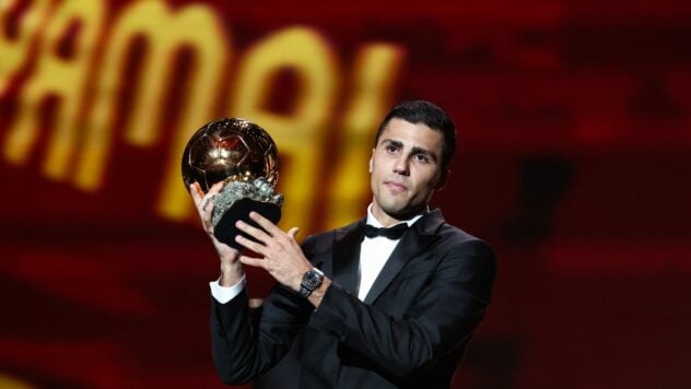 Il calciatore del Manchester City Rodri — vincitore del Pallone d'Oro 2024