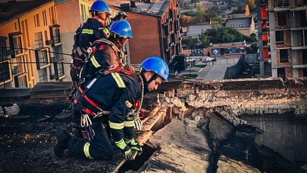 Esplosioni nella regione di Kiev: a Glevakha, detriti di droni hanno perforato il tetto di un edificio a cinque piani edificio