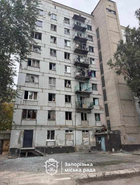 Strike a Zaporozhye il 21 ottobre: ​​un uomo morto è stato estratto da sotto le macerie, 14 persone sono rimaste ferite