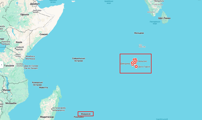 La Gran Bretagna trasferirà l'arcipelago di Chagos a Mauritius ad eccezione di un'isola