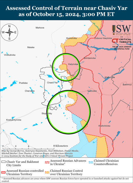 Mappa delle operazioni militari del 16 ottobre 2024 - la situazione al fronte 