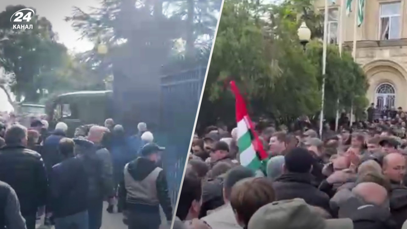 Revocate le autorità dell'Abkhazia non riconosciuta l'accordo, a causa del quale sono iniziate le proteste