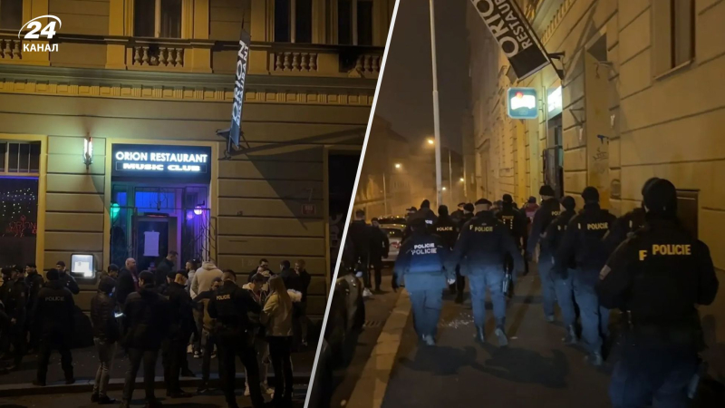 A Praga, la polizia ha organizzato un'incursione in un club popolare a causa delle continue lamentele contro gli ucraini