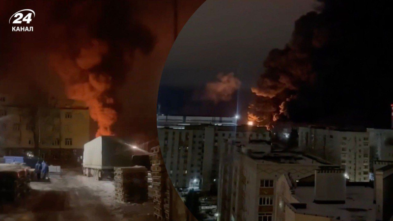 Un deposito petrolifero è in fiamme: i russi lamentano un attacco di droni a Kaluga