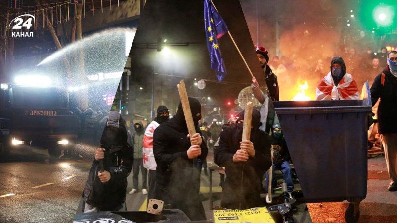 Le forze di sicurezza hanno arrestato duramente le persone: la rete ha mostrato come è andata la quinta notte di proteste a Tbilisi