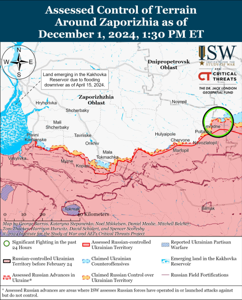 Mappa delle operazioni militari al 2 dicembre 2024 — situazione al fronte