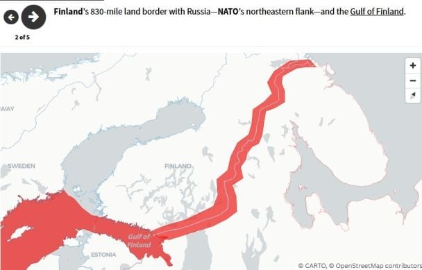 Prima linea di la Terza Guerra Mondiale in Europa: le mappe di Newsweek mostravano i 