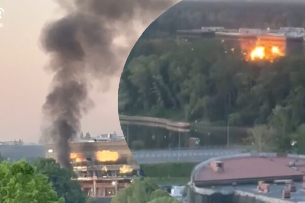 Zelenograd vicino a Mosca ha subito un potente attacco di UAV: è stato registrato un colpo diretto nel Technopark