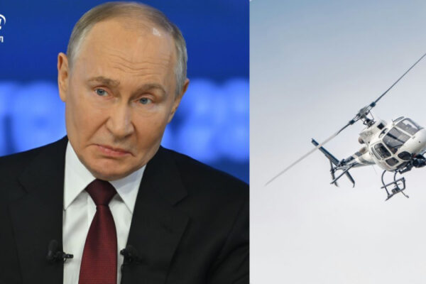 I russi dicono che l'elicottero con Putin era nell'epicentro degli attacchi di droni