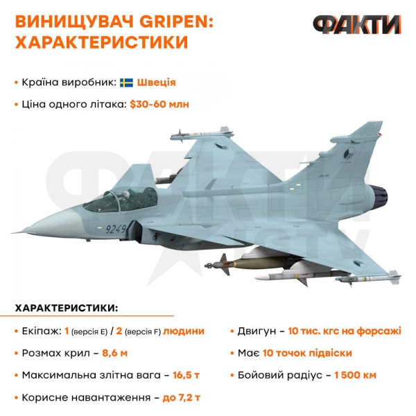 Specifiche del Gripen: cosa si sa del caccia e delle sue capacità Foto 1