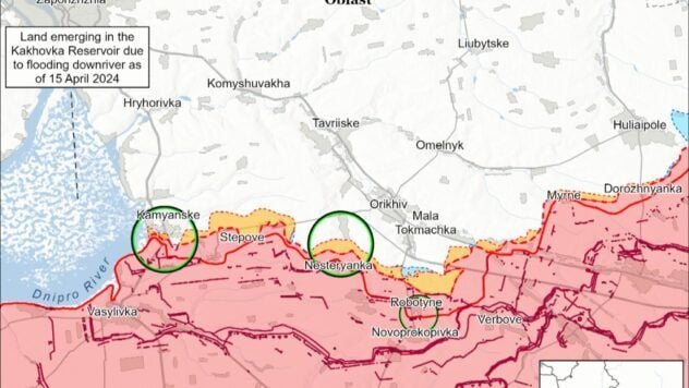mappa della battaglia per il 22 chernya 2025