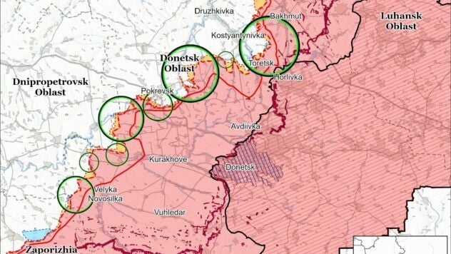 Mappa delle azioni di battaglia per il 23 novembre 2025