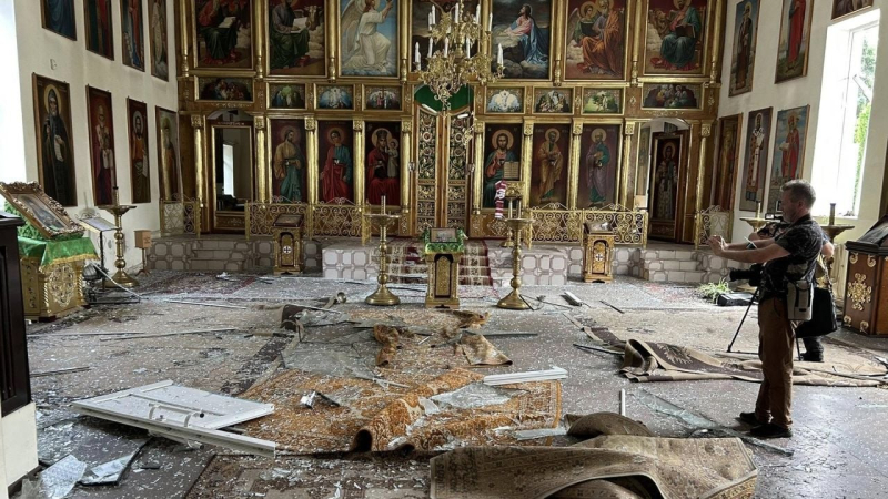 Impero russo del male: Epifanio ha riferito che i bombardamenti russi hanno danneggiato il seminario dell&#39;OCU Foto 2