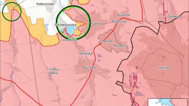 mappa della battaglia per il 22 chernya 2025