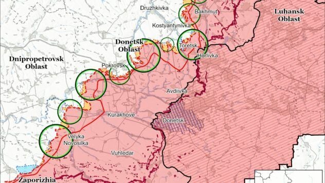 Mappa delle azioni di battaglia per il 25 novembre 2025