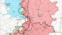 mappa della battaglia per il 22 chernya 2025
