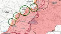 Mappa delle azioni di battaglia per il 29 chervenya 2025