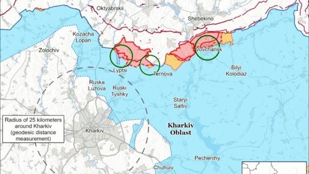 mappa della battaglia per il 22 chernya 2025