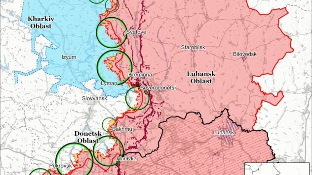 Mappa delle azioni di battaglia per il 29 chervenya 2025