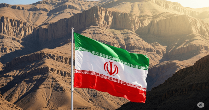 Bandiera dell&#39;Iran