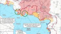 Mappa delle azioni militari in Ucraina del 9 giugno 2025